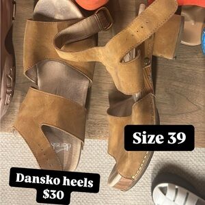 Dansko Tan Heels Elegant and Versatile